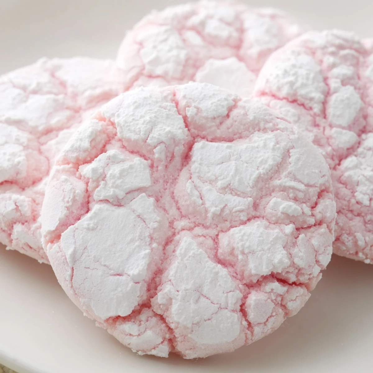 Pastel Crinkle Cookies