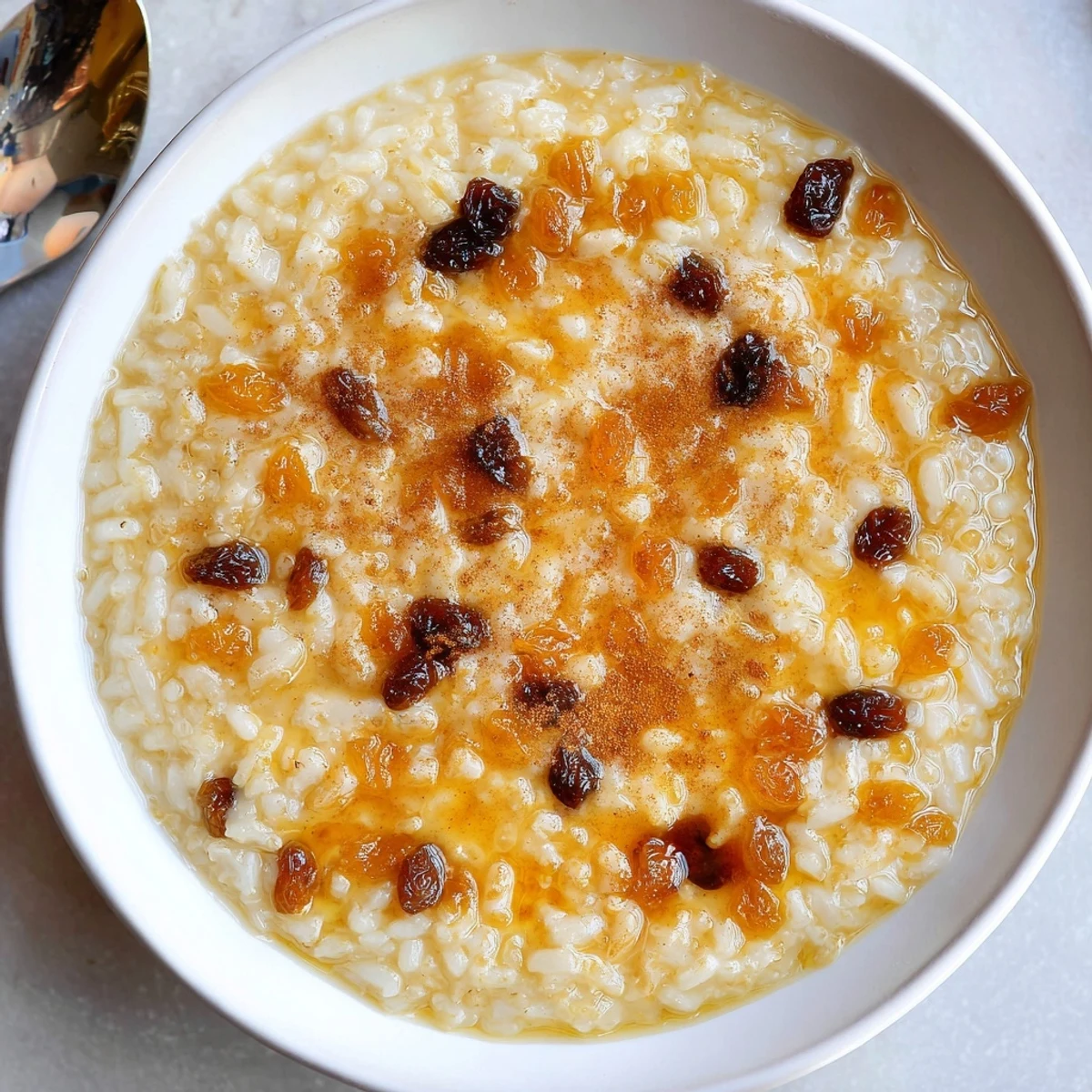 Creamy Delicious Condensed Milk Baked Rice Pudding Recipe To Try served warm