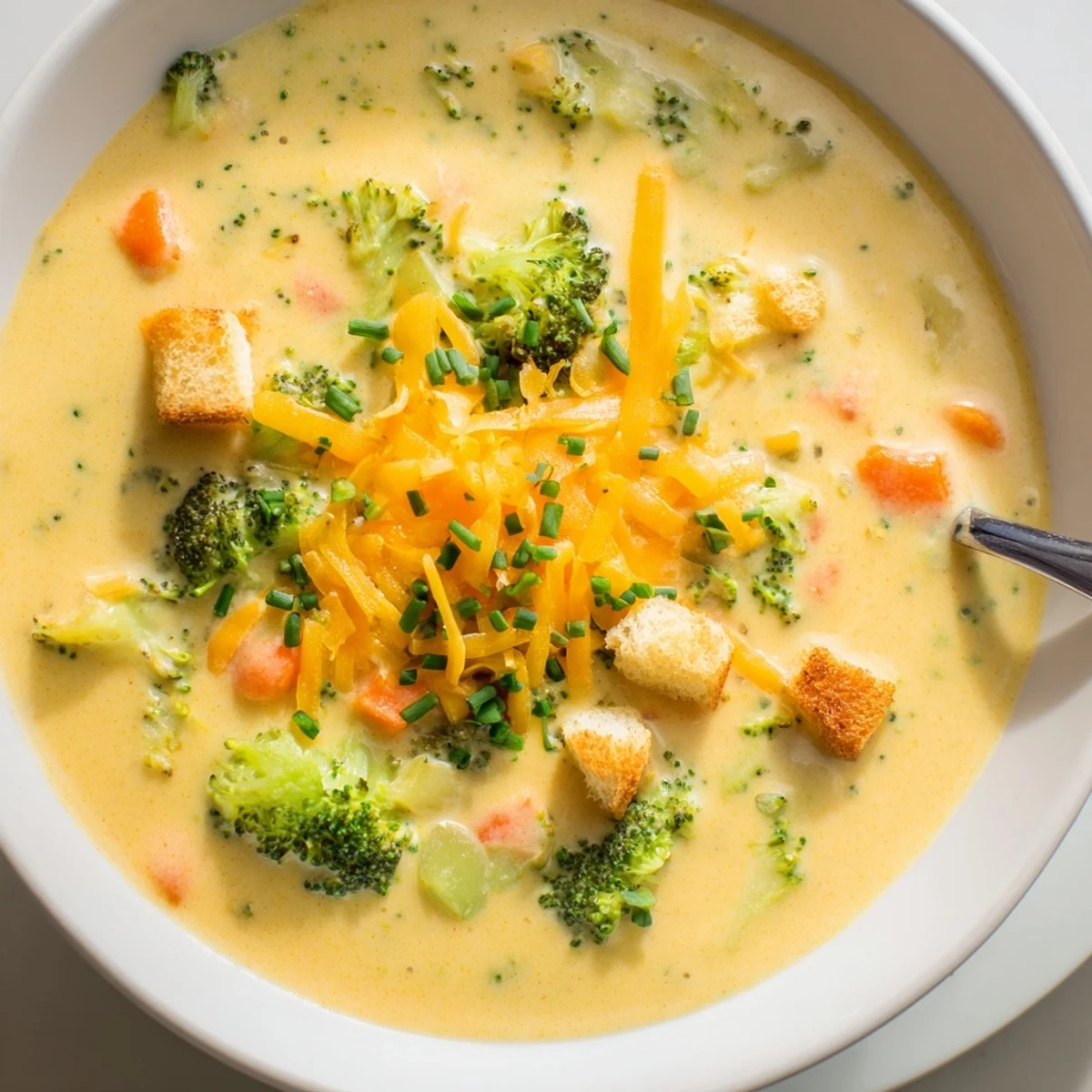 Slow Cooker Broccoli Cheese Soup