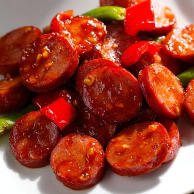 Honey Garlic Kielbasa Veggies