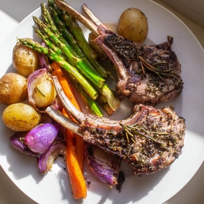 Easter Dinner on Sheet Pan