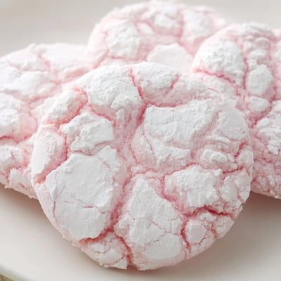 Pastel Crinkle Cookies